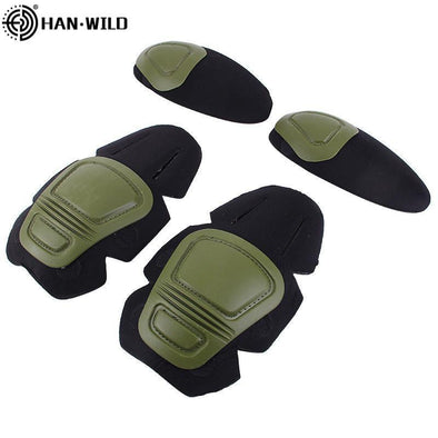 Han Wild Airsoft Tactical Knee-Elbow Protector Pad for Combat Uniform Set | KNAMAO.
