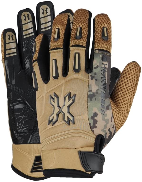 Guanti Da Paintball HK Army Full Finger - Blackout - Taglia Media - Rigidi E Nuovi