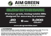 Aim Green Glow in The Dark Biodegradable Airsoft BBS 6mm - 3.000 - KNAMAO