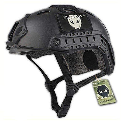 ATAIRSOFT PJ Type Tactical Paintball Airsoft Fast Helmet Black | KNAMAO.