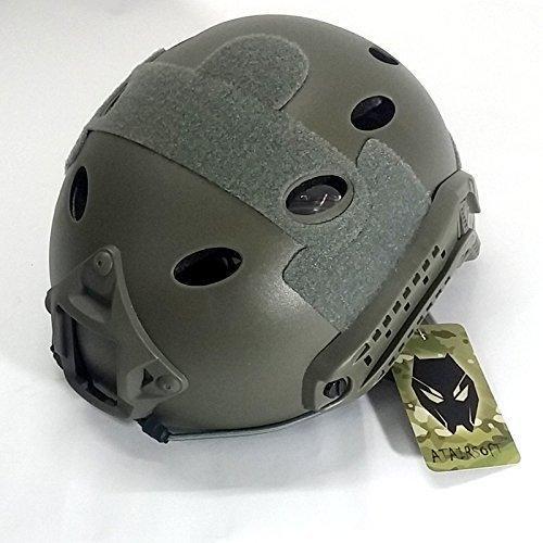 ATAIRSOFT PJ Type Tactical Paintball Airsoft Fast Helmet Foliage Green | KNAMAO.