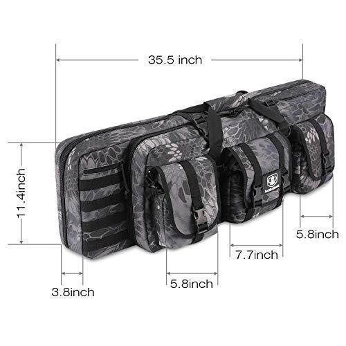 Barbarians Tactical Molle Rifle Bag Backpack 36 Inch Black-Python | KNAMAO.