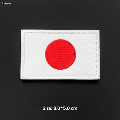 Bobitree Embroidered National Flag Patch Japan | KNAMAO.
