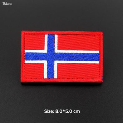 Bobitree Embroidered National Flag Patch Norway | KNAMAO.