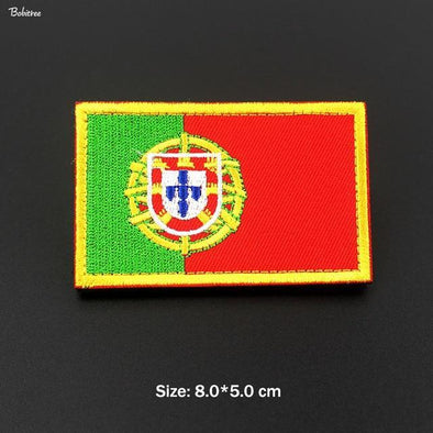Bobitree Embroidered National Flag Patch Portugal | KNAMAO.