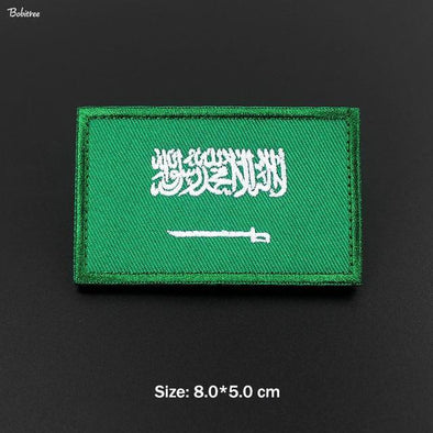 Bobitree Embroidered National Flag Patch Saudi Arabia | KNAMAO.