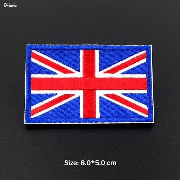 Bobitree Embroidered National Flag Patch UK | KNAMAO.