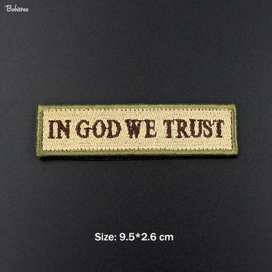 Bobitree Tactical Morale Embroidered Patch IGWT Tan | KNAMAO.