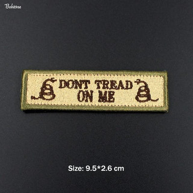 Bobitree Tactical Morale Embroidered Patch Snake Tan | KNAMAO.