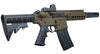 Bushmaster BMPWX Full Auto MPW CO2-Powered BB Air Rifle With Dual Action Capability And Red Dot Sight Black-FDE | KNAMAO.
