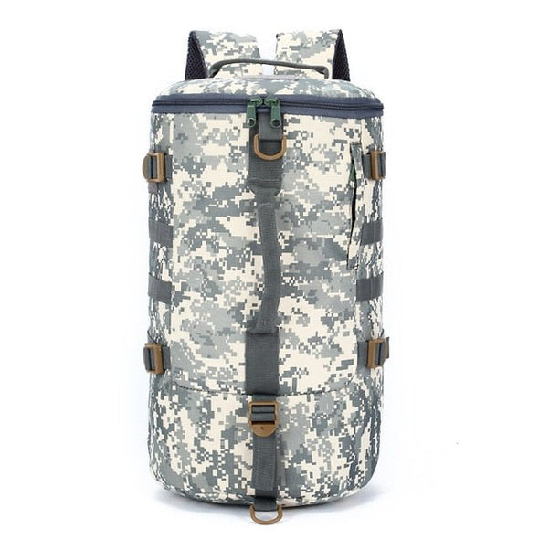 Camouflage Tactical Portable Army Duffel Backpack - KNAMAO
