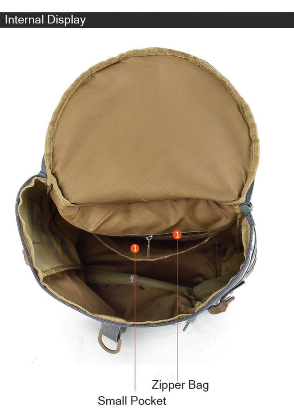 Camouflage Tactical Portable Army Duffel Backpack - KNAMAO