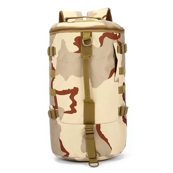 Camouflage Tactical Portable Army Duffel Backpack - KNAMAO