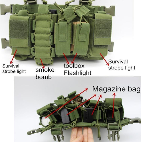 CLUSGO Tactical Airsoft Chest Rig | KNAMAO.