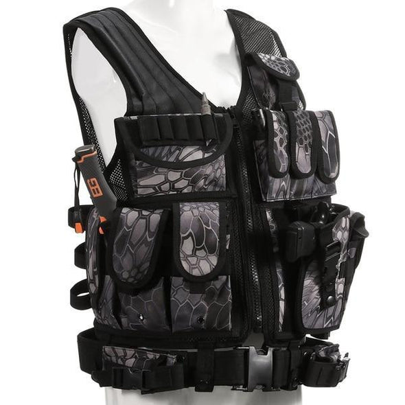 CLUSGO Tactical Airsoft Police Vest | KNAMAO.