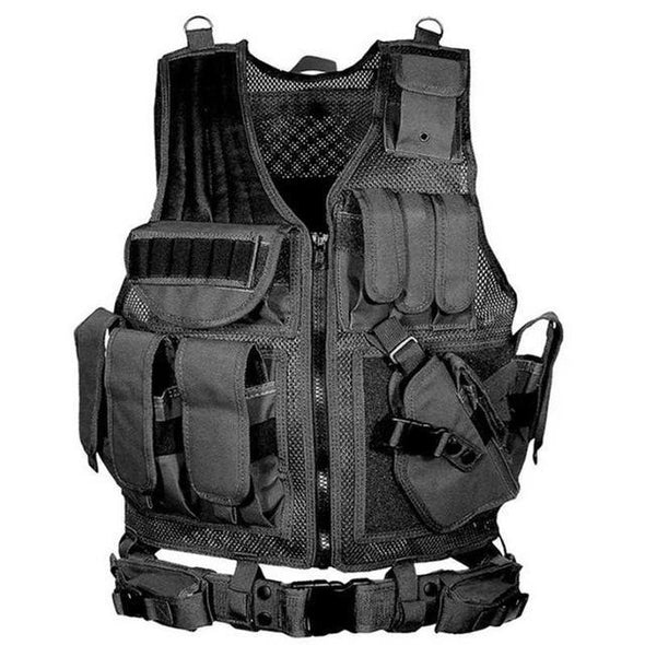 CLUSGO Tactical Airsoft Police Vest | KNAMAO.