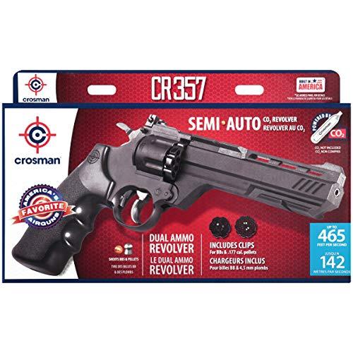 Crosman CR357 Revolver .177 Caliber CO2 Air Pistol - 465fps - KNAMAO
