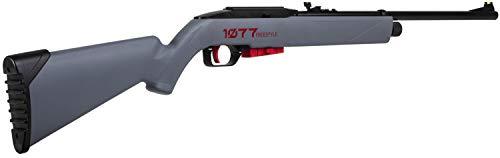 Crosman Freestyle 1077FSG CO2-Powered .177-Caliber Pellet Multi-Shot Semi-Auto Air Rifle, Grey/Black/Red - KNAMAO