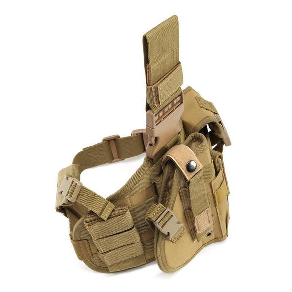 Demeysis Tactical Universal Adjustable Molle Drop Leg Platform Gun Holster Set | KNAMAO.