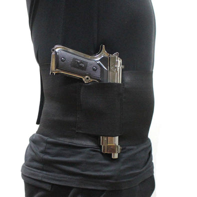 Depring Belly Band Gun Holster with 2 Mag Pouch | KNAMAO.