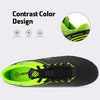 DREAM PAIRS 160859 Men's Black Neon-Green Sport Cleats | KNAMAO.