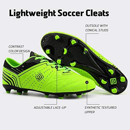 DREAM PAIRS 160859 Men's Neongreen Black Sport Cleats | KNAMAO.