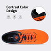 DREAM PAIRS 160859 Men's Orange Navy Sport Cleats | KNAMAO.