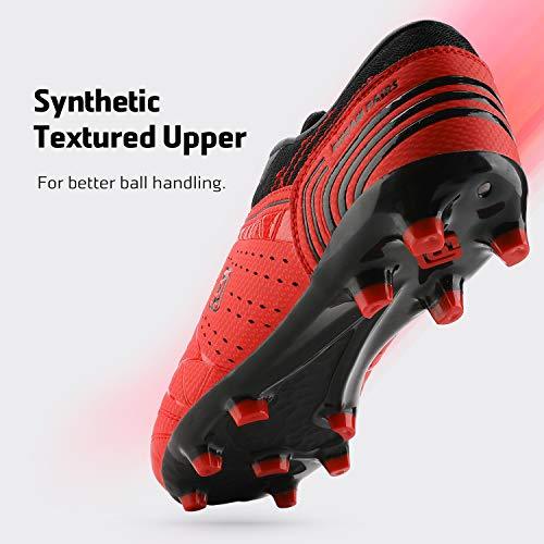 DREAM PAIRS 160859 Men's Red-Black Sport Cleats | KNAMAO.