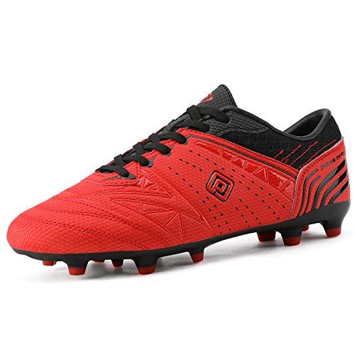 DREAM PAIRS 160859 Men's Red-Black Sport Cleats | KNAMAO.