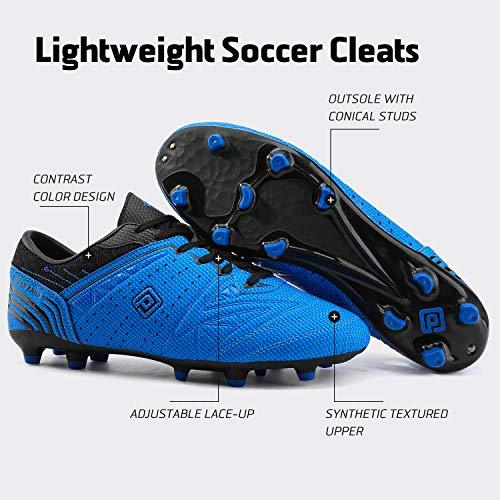 DREAM PAIRS 160859 Men's Royal Black Sport Cleats | KNAMAO.