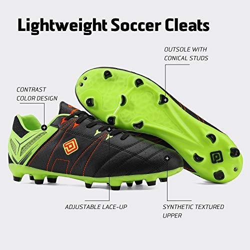 DREAM PAIRS Men's 160471-M Black Lemon-Green-Red Sport Cleats | KNAMAO.