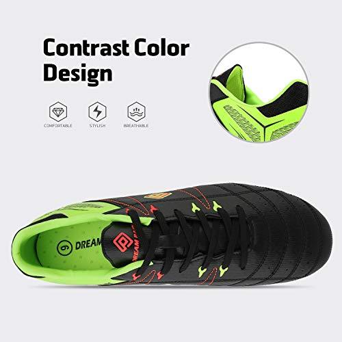 DREAM PAIRS Men's 160471-M Black Lemon-Green-Red Sport Cleats | KNAMAO.