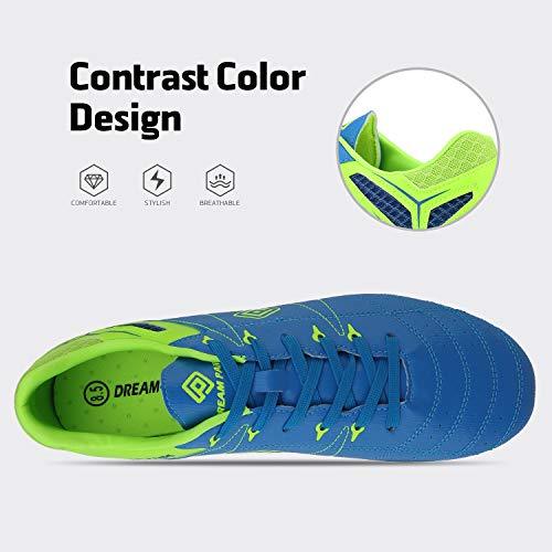 DREAM PAIRS Men's 160471-M Royal Lemon-Green Sport Cleats | KNAMAO.