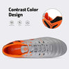 DREAM PAIRS Men's 160471-M Silver-Orange-Black Sport Cleats | KNAMAO.