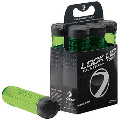 Dye Paintball 160 Round Lock Lid Pods 6-Pack | KNAMAO.