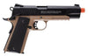 Elite Force 1911 TAC Blowback 6mm BB Pistol Airsoft Gun FDE-Black | KNAMAO.