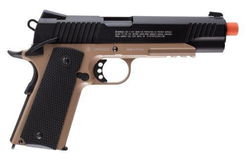 Elite Force 1911 TAC Blowback 6mm BB Pistol Airsoft Gun FDE-Black | KNAMAO.