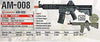 Elite Force Amoeba AM-008 AEG Automatic 6mm BB Rifle Airsoft Gun Black | KNAMAO.
