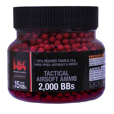 Elite Force HK 6mm Airsoft BBs Red .15 Gram 2.000 BBs | KNAMAO.