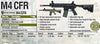 Elite Force M4 CFR AEG Automatic 6mm BB Rifle Airsoft Gun Black | KNAMAO.