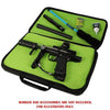 Exalt Paintball Carbon Series XL Marker Case Gun Bag Black-Lime | KNAMAO.