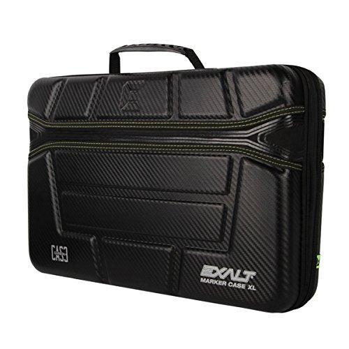 Exalt Paintball Carbon Series XL Marker Case Gun Bag Black-Lime | KNAMAO.