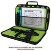 Exalt Paintball Carbon Series XL Marker Case Gun Bag Black-Lime | KNAMAO.