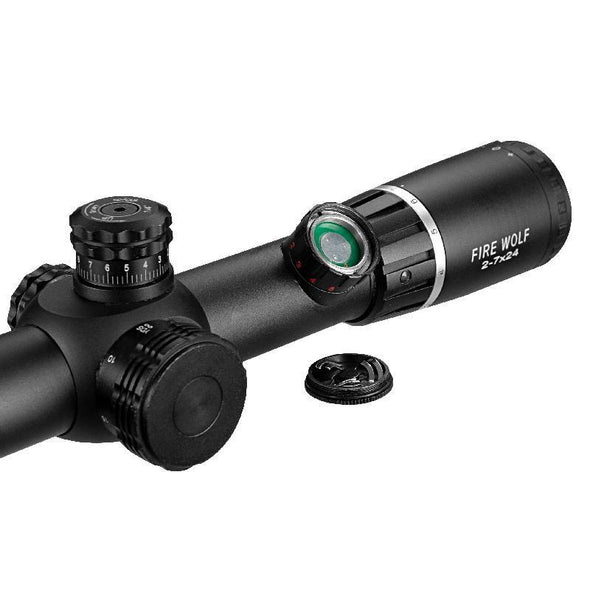 Fire Wolf FW2724 2-7x24 Riflescopes with 11-20mm Mount | KNAMAO.