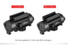 Fire Wolf FW7-HL004 1x40 Tactical Holographic Red-Green Dot for 11 and 20 mm Mount | KNAMAO.
