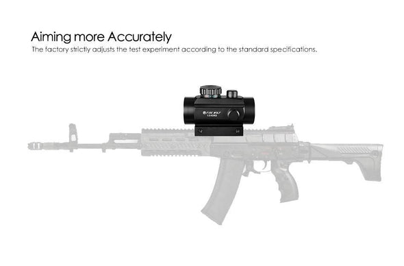 Fire Wolf FW7-HL004 1x40 Tactical Holographic Red-Green Dot for 11 and 20 mm Mount | KNAMAO.