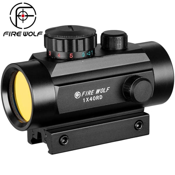 Fire Wolf FW7-HL004 1x40 Tactical Holographic Red-Green Dot for 11 and 20 mm Mount | KNAMAO.