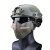 Freahap Airsoft Half Face Mask Green | KNAMAO.