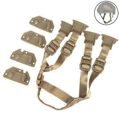 FUNANASUN Tactical Fast Helmet Strap - KNAMAO