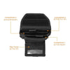 FUNANASUN Tactical MOLLE Command Pouch Black | KNAMAO.
